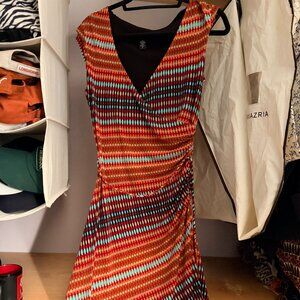 Laundry by Shelli Segal Wrap Ruched Jersey Dress | Multicolor Size 4